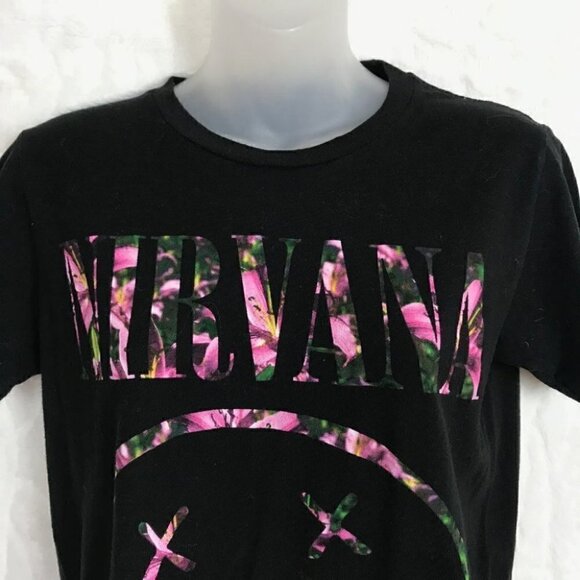 Nirvana Black T-shirt Size S - Picture 3 of 5